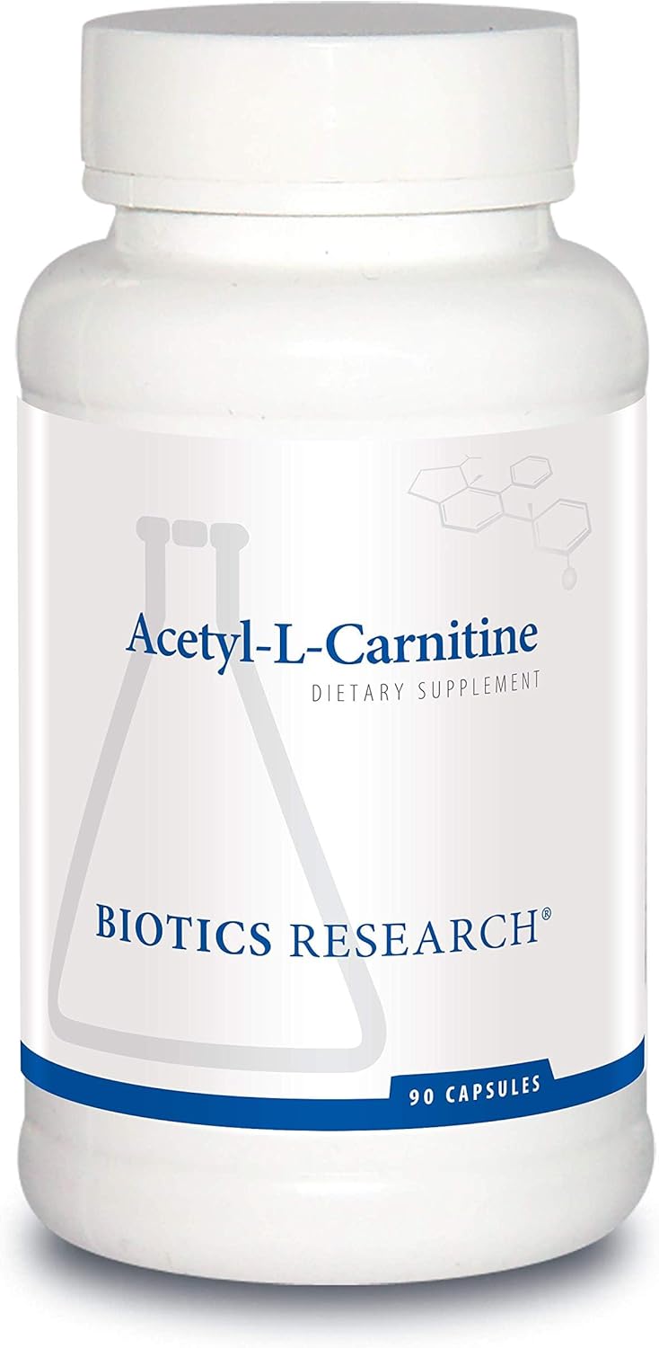Biotics Research Acetyl L Carnitine Athletic Strength, Neuroprotection, Boost Energy, Post Workout Muscle Recovery, Healthy Body Composition, Age Gracefully, Brain Health, Metabolic Support 90 Caps