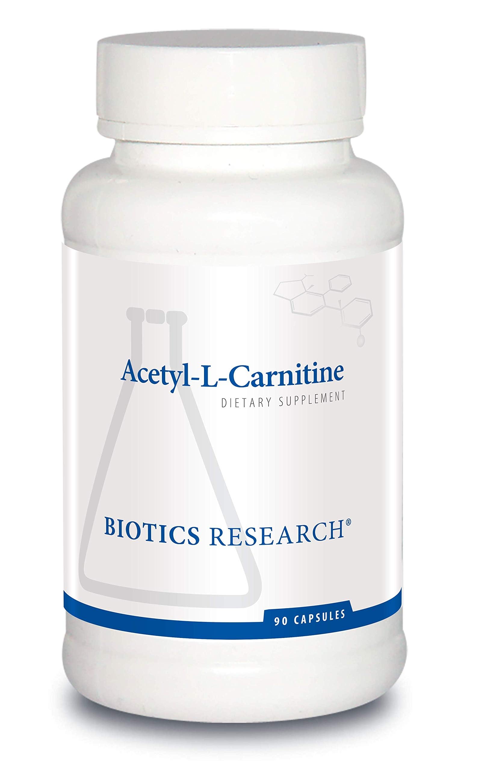 BIOTICS RESEARCH Acetyl L Carnitine 500mg Supplement Athletic Strength 90c