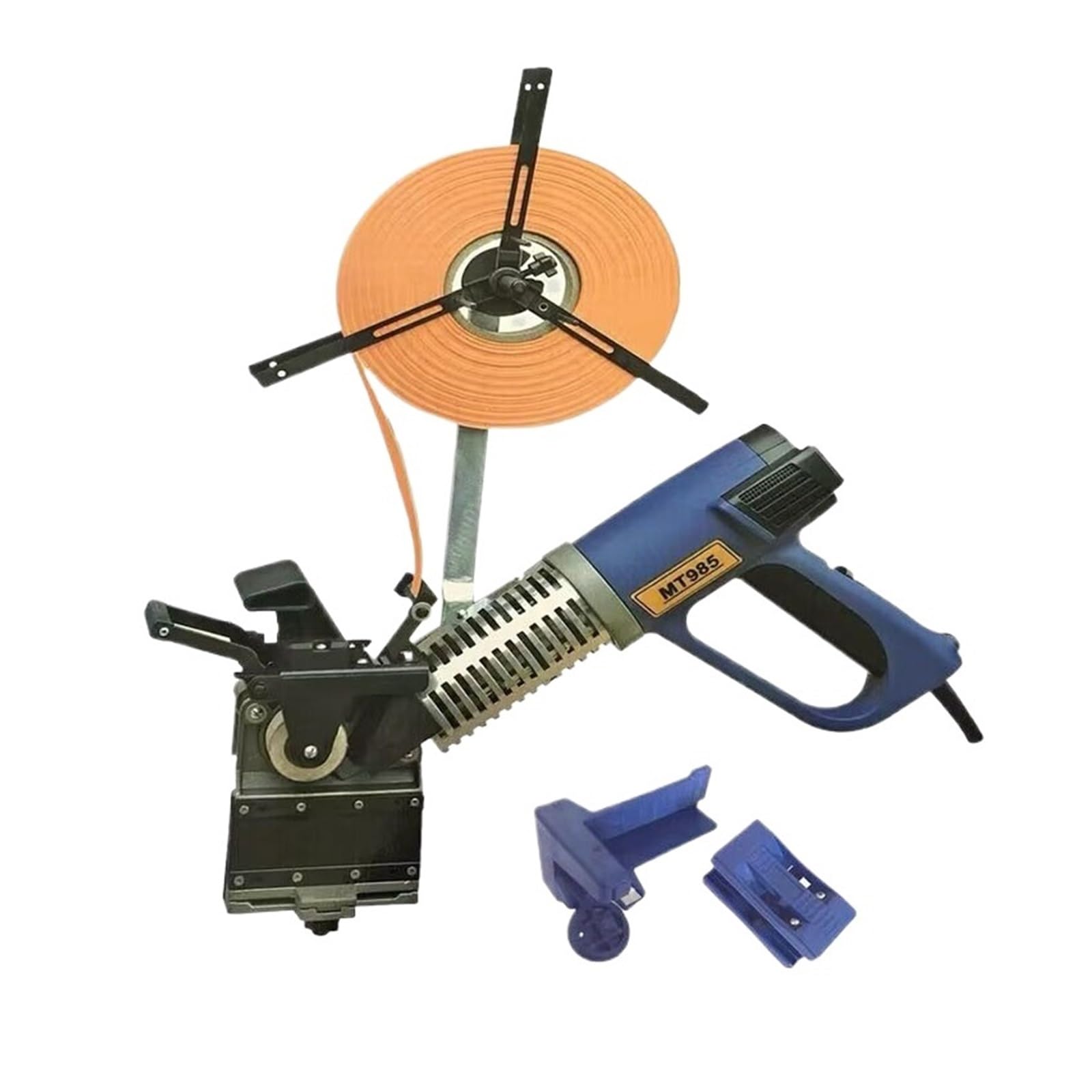 2000W Mt985 Portable Edge Banding Machine Curved Straight Manual Woodworking Operates Smoothly Performs Well