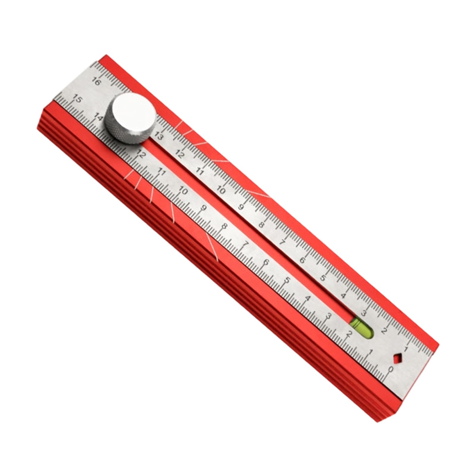 Buxuaaaa Aluminum Alloy Woodworkers Measuring Tool With Clear Graduations For Easy Reading In Various Woodworking Applications Accuracy Marking Measure