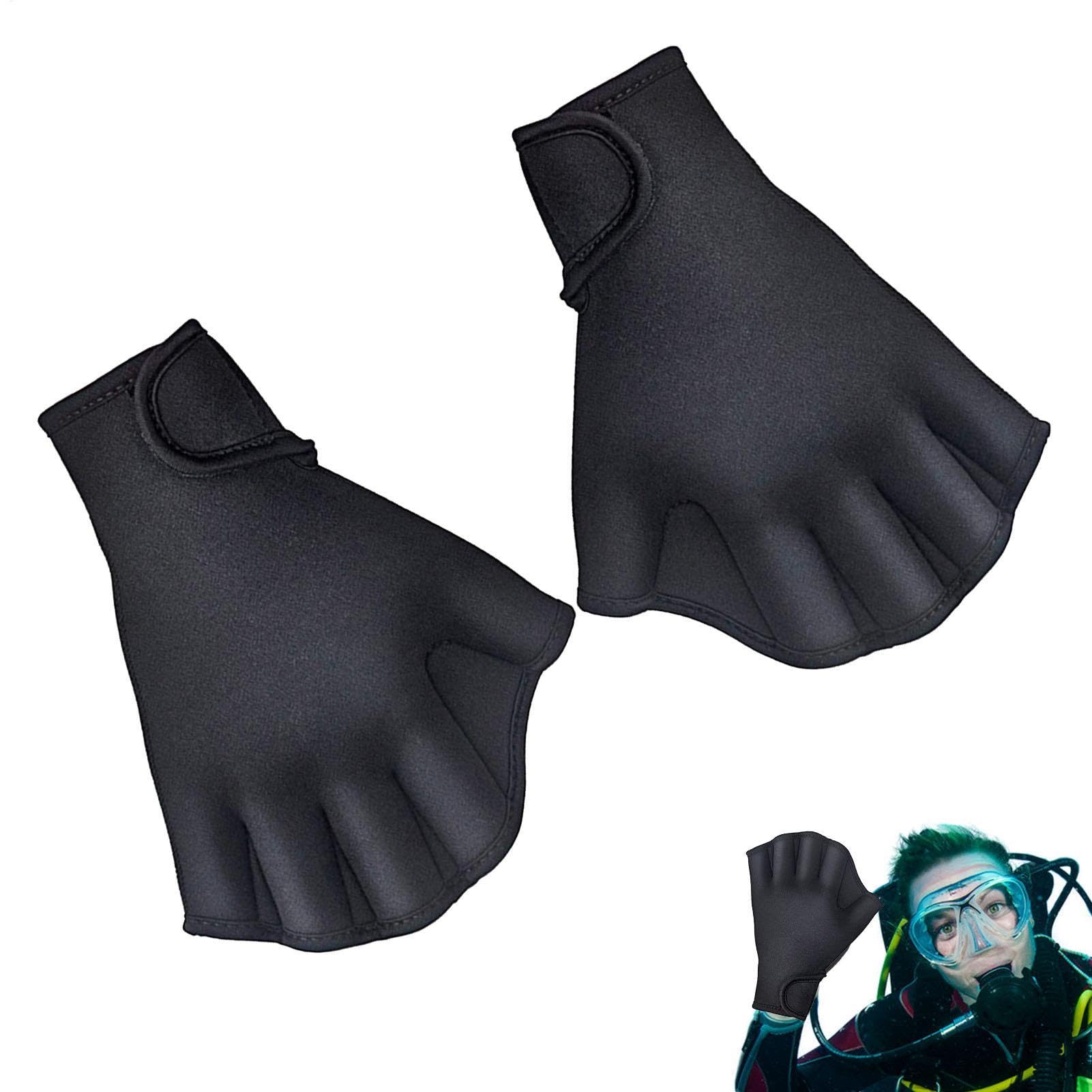 Sailing Gloves, Water Gloves, Swimming Gloves, Neoprene Gloves, Water Aerobics and Swimming Resistant Training Gloves for Men Women