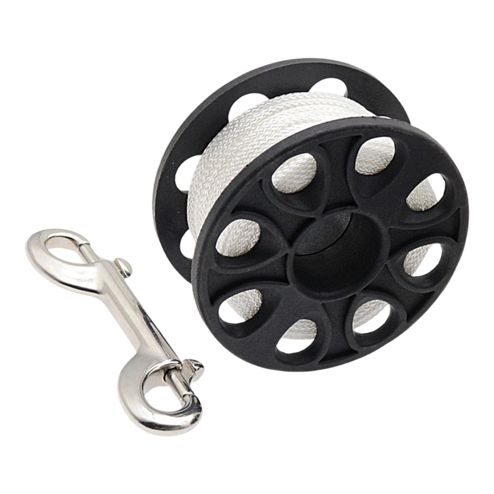 Scuba Diving Reel, Nylon Stainless Steel Diving Reel 30/50M Underwater Spool(30M)