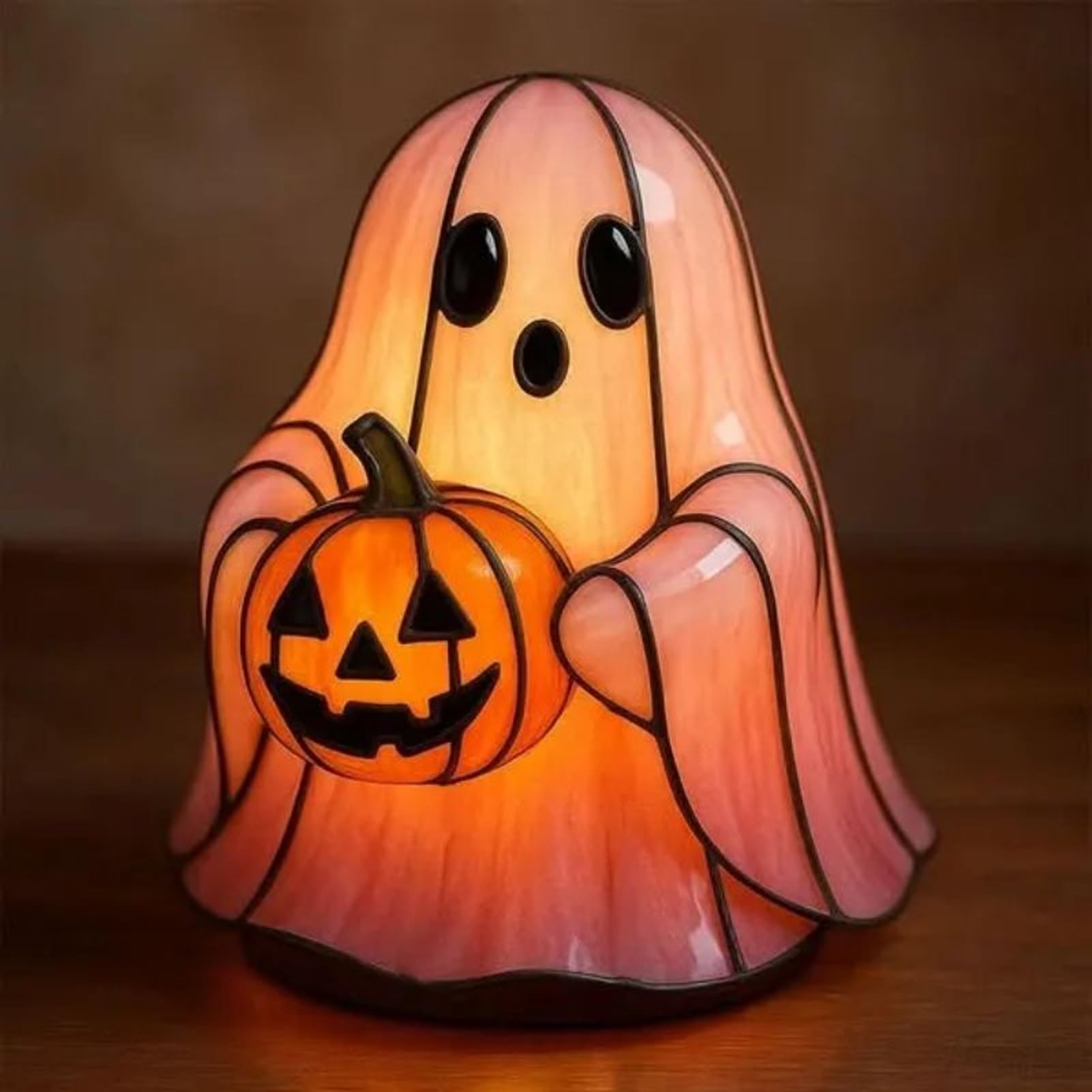 Genérico Lámpara de Halloween - tu Fantasma,Decoración LED Portátil para Estanterías Habitación Infantil Dormitorio Mesa Decoración Interior de Hogar