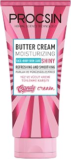 PROCSIN Butter Cream, Yoğun Nemlendirici & Besleyici Vücut Kremi, Cilt Bariyeri Güçlendirici, Kuruluk Karşıtı & Onarıcı Bakım, 175 ML