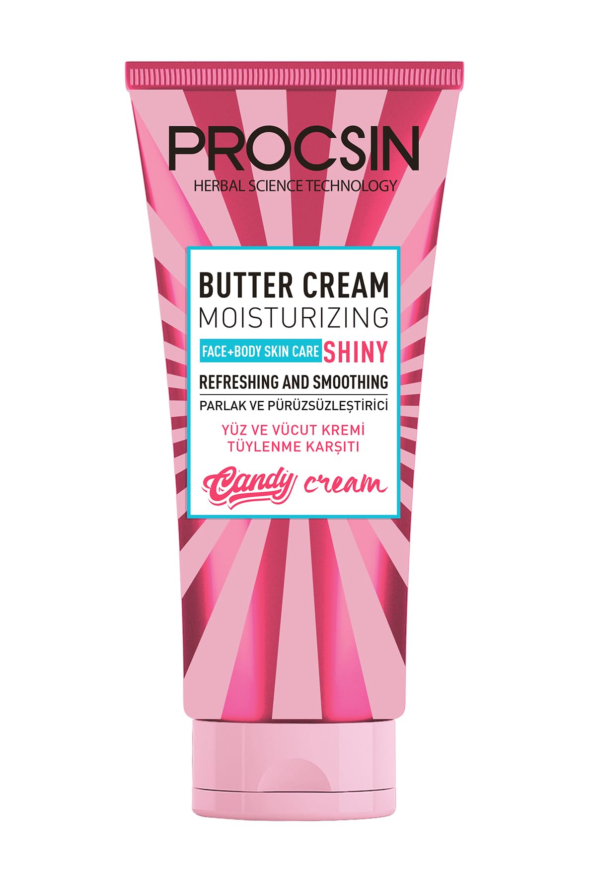 PROCSIN Butter Cream, Yoğun Nemlendirici & Besleyici Vücut Kremi, Cilt Bariyeri Güçlendirici, Kuruluk Karşıtı & Onarıcı Bakım, 175 ML
