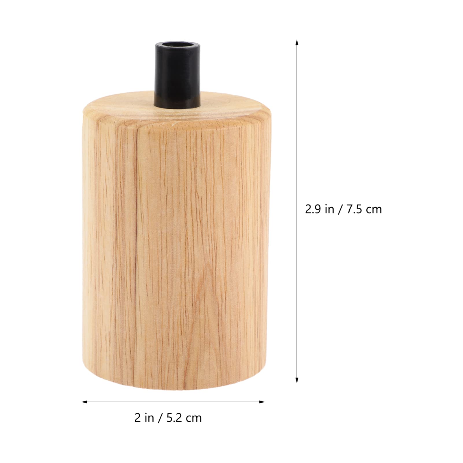 Uonlytech Colgante 4 Piezas Portalámparas De Madera Titular De La Lámpara De Araña Lámpara De Bricolaje Suministros De Luz De Bricolaje Candelabro De Luz El Plastico Vela E27 Extensor