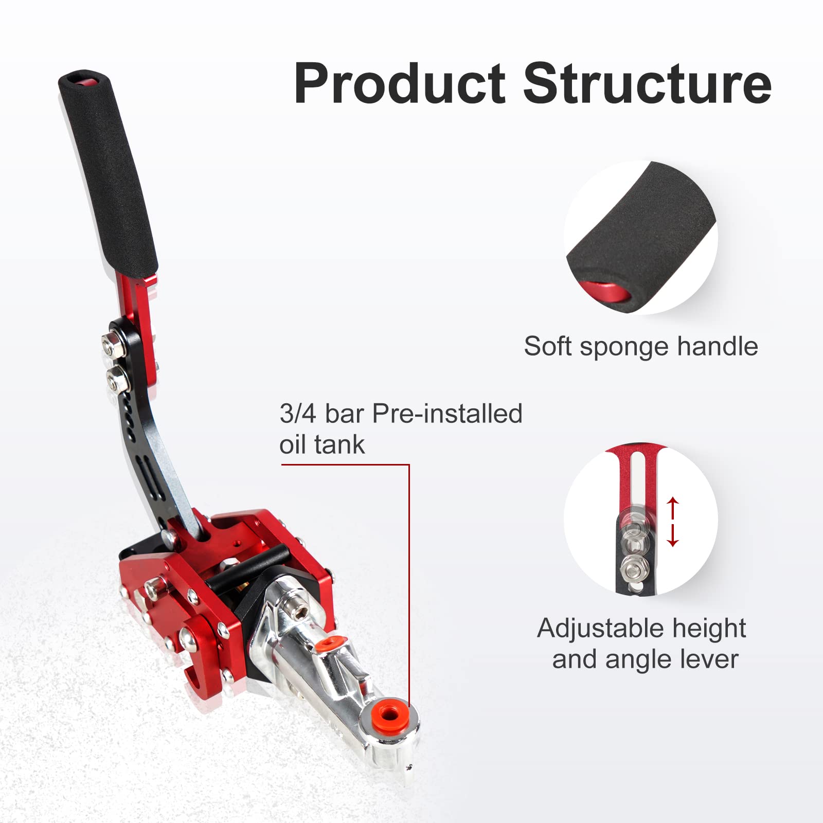 Hydrolic Brakes Adjustable Hydraulic Handbrake For Racing & Drifting ...