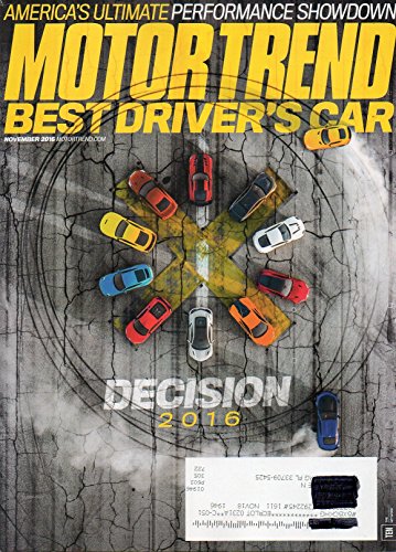 Motor Trend 2016 Magazine VERDICTS CORVETTE STINGRAY Z51, HONDA CR-V TOURING AWD Intake: This Month's Hot Metal