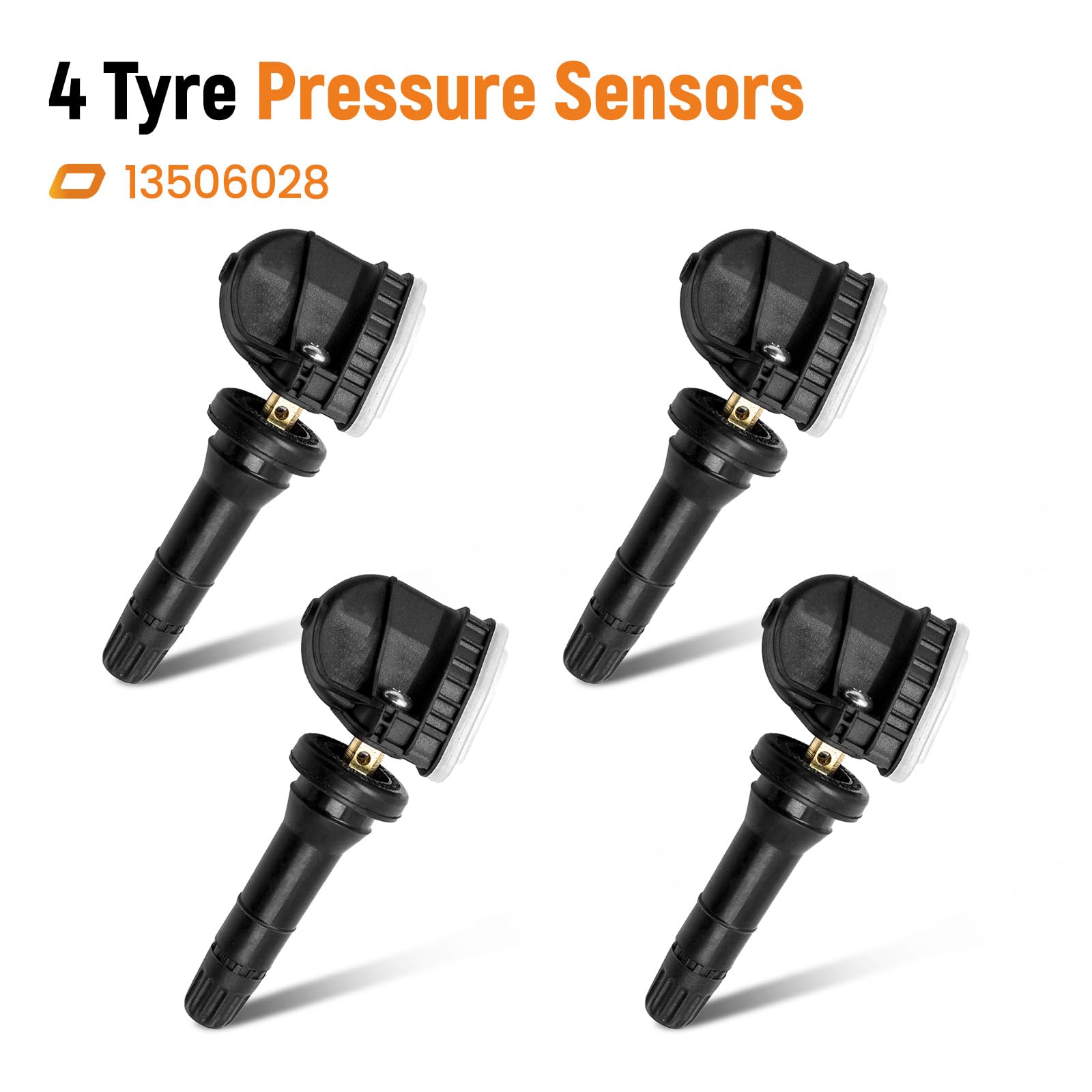 maXpeedingrods 4 sztuki czujnika ciśnienia w oponach do Astra K R.D.K.S do T.PMS Sensor 13506028 Insignia