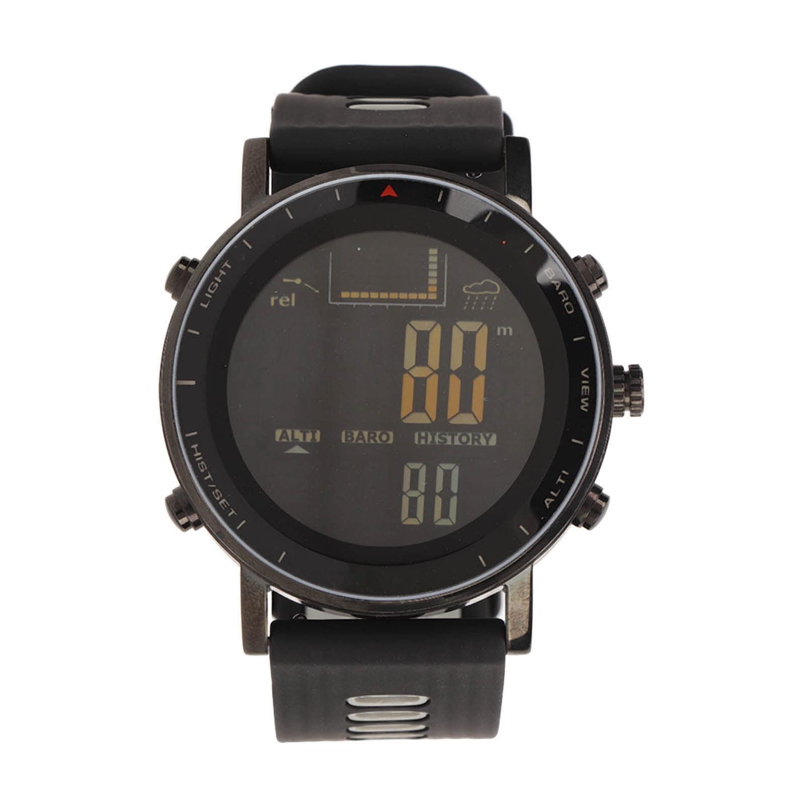 Qcwwy Orologio Sportivo all'aperto, Misuratore di Altezza Misuratore di Temperatura con Retroilluminazione El 10 ATM Batteria a Bottone per Orologio da Polso Digitale Impermeabile per
