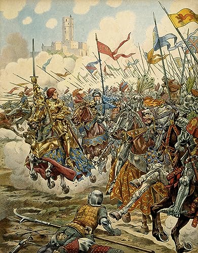 Reproducción en lienzo de Luis XI, impresión de arte detallada de 60x90cm para pared