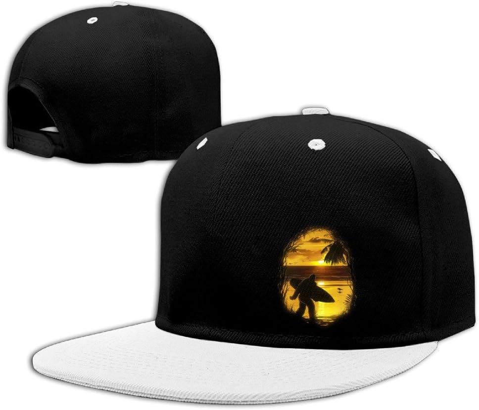 Unisex Fashionable Secret Spot Hip-Hop Bucket Hat White