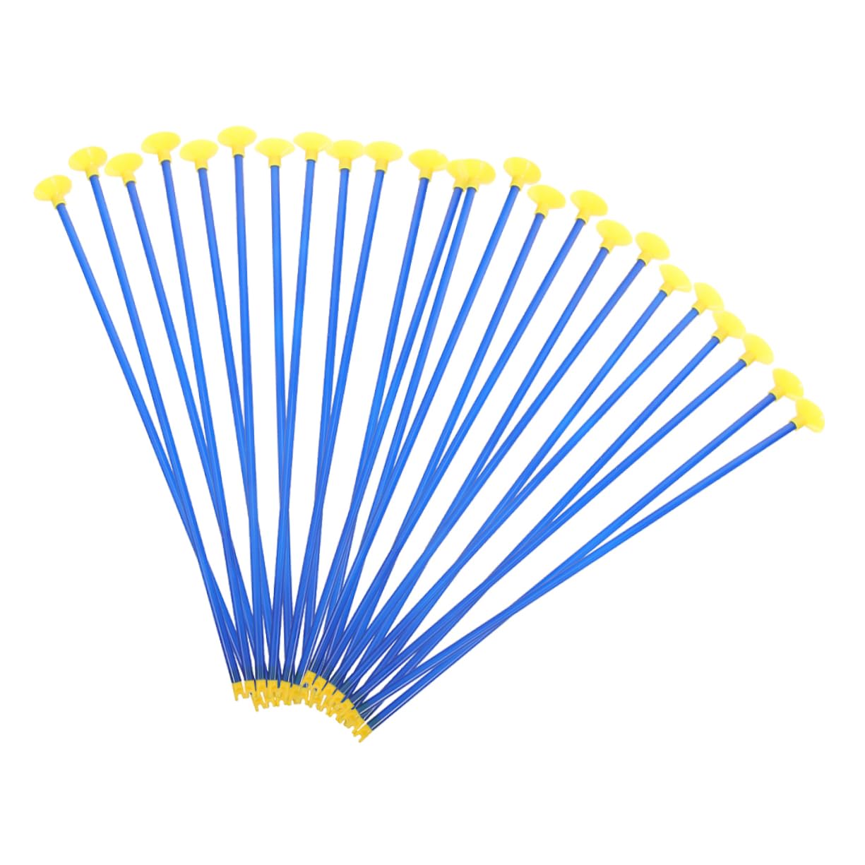 BESTonZON 24pcs Soft Tip Suction Cup Arrows for Bow Durable Play Replacement Arrows with Unique Tail Design Accessories for Boys Outdoor Fun