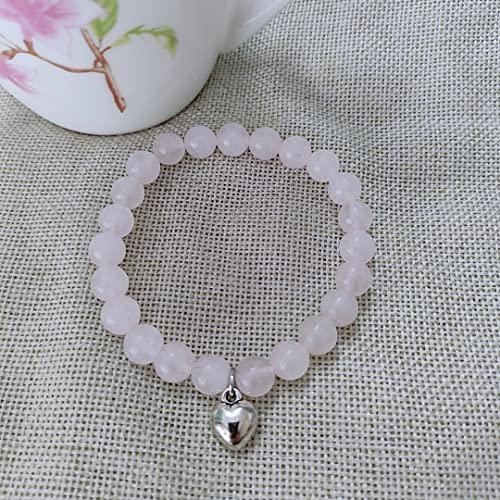 GelConnie Get Well Soon Gifts -Natural Stone Healing Relaxation Bracelets,8mm Anti-Anxiety Crystal Yoga Beads, Stress Relief Stretch Bracelets for Women Men2