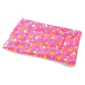 GG Enterprise Pet Plush Cushion Kennel Sleeping Mat Dog Bed Cushion Mattress Blue L