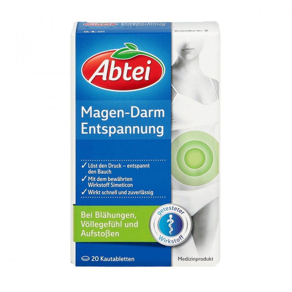 Abteos gastrointestinal masticable relajación
