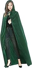 Halloween Cloak 55 Inches Cloak Halloween Cloak Velvet Cloak Vampire Hood Cape Adult Halloween Halloween Cloak