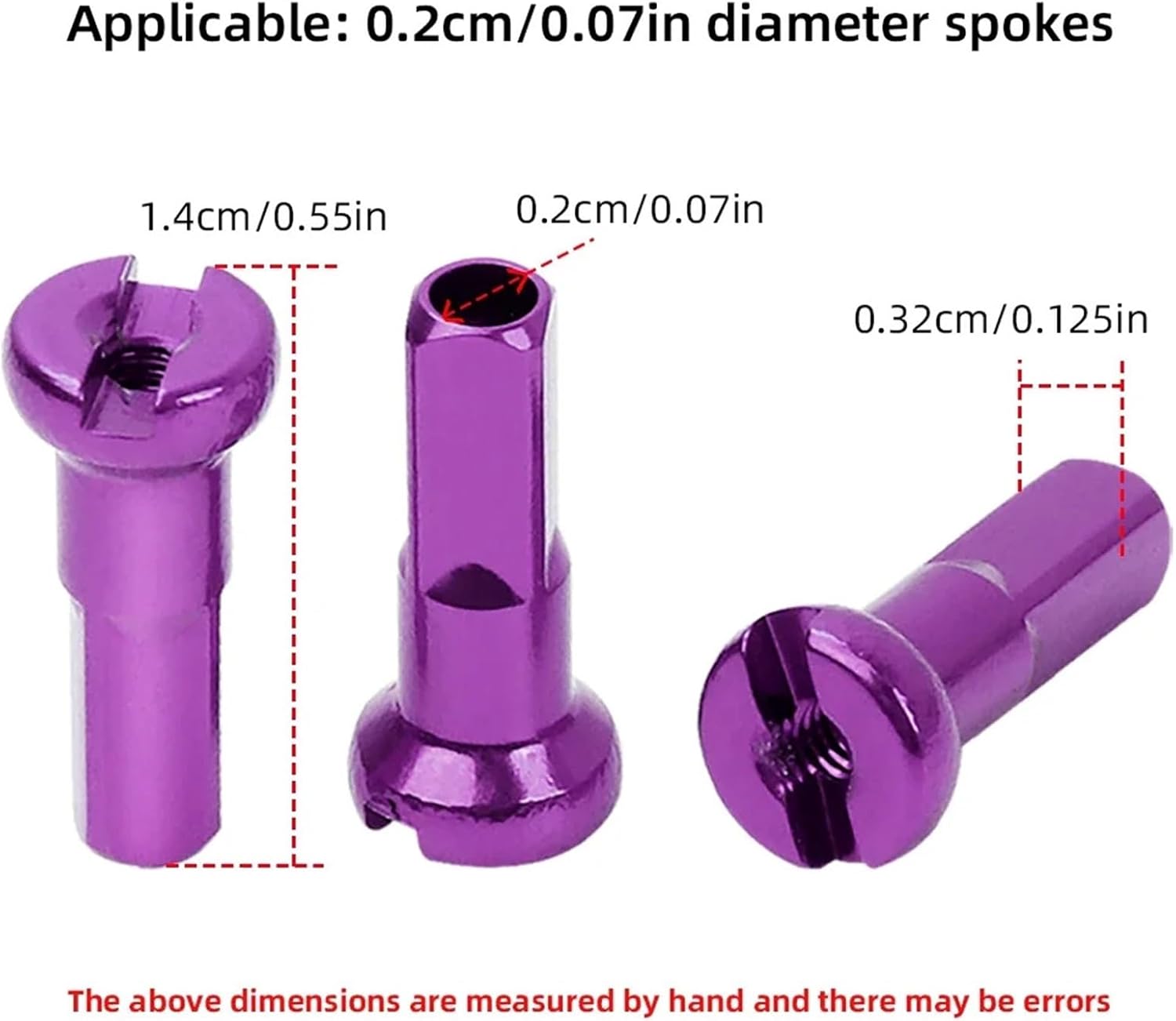 Spoke Nipples 50Pcs Aluminum Alloy Spoke Nipples Bike Wheel Spoke Nipples End Tips Caps