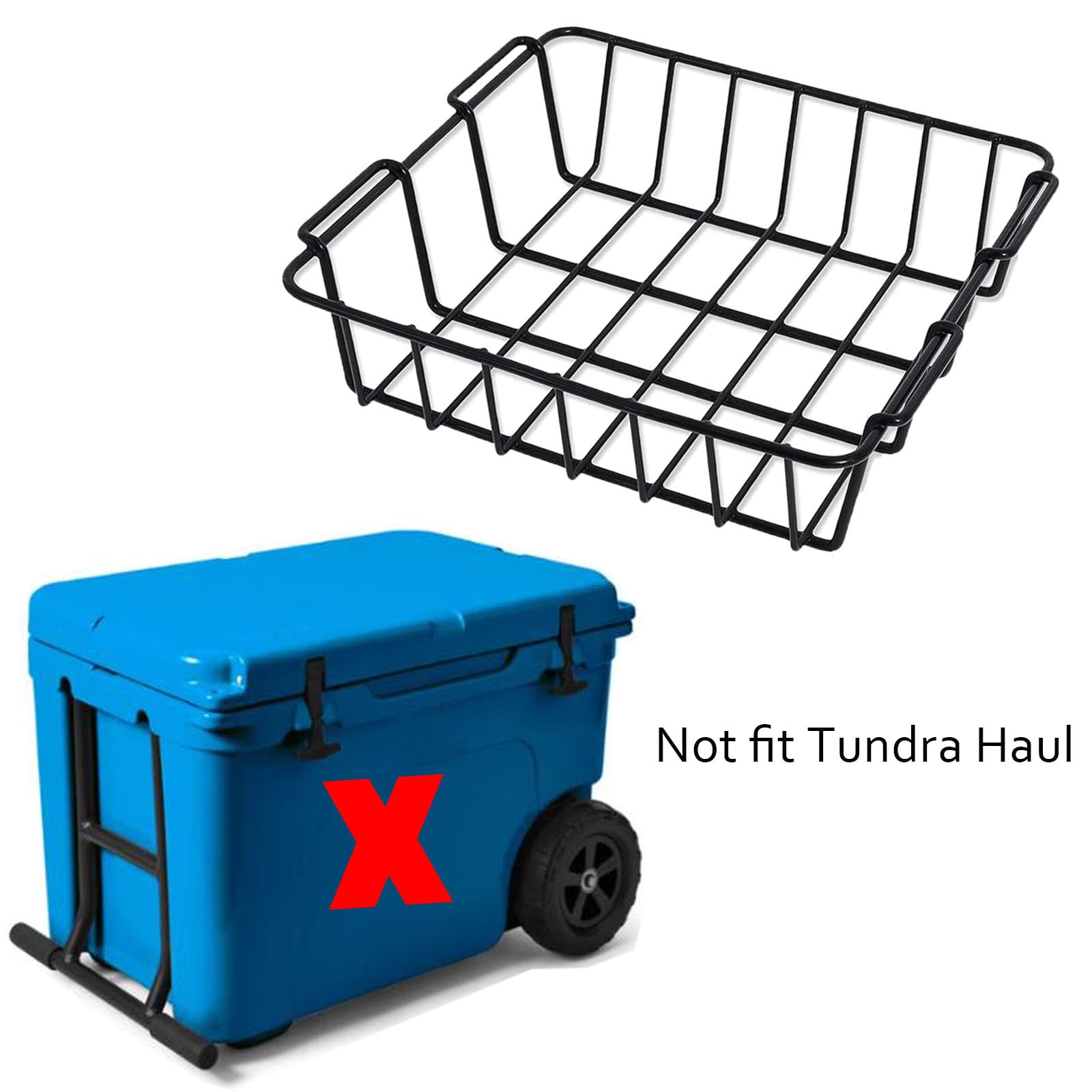 50qt Cooler Basket Compatible with YETII Tundra, Inside Dry-Goods Basket  for Igloo 50Qt, Bison Cooler 50QT, Ozark Trail