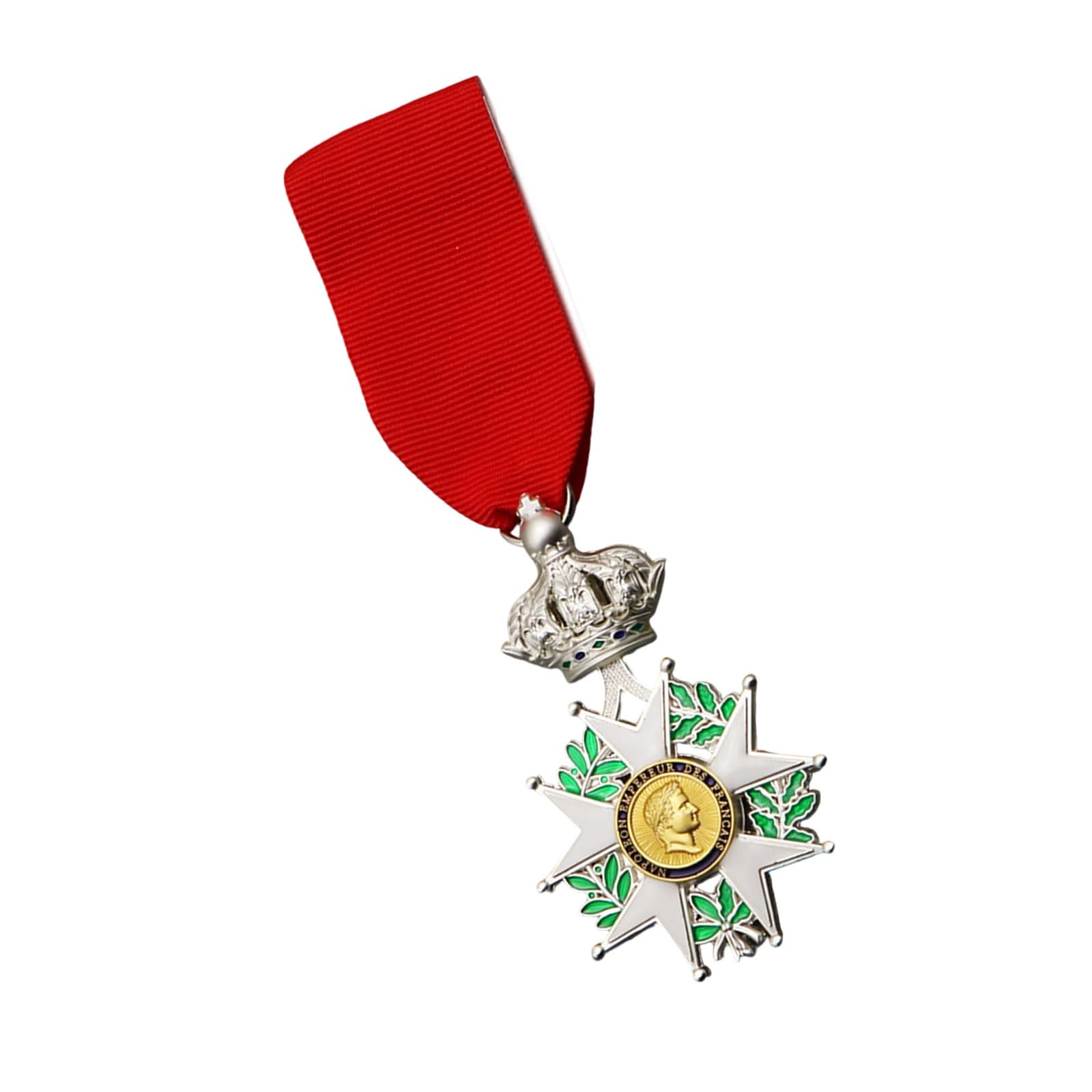 Napoleonic Legions Commemorative Medals Historical Recreations Practical Metal Alloy Collector Piece 3 Finish Variations Napoleon Militaries Medals Replicas Militaries Costume Role Play Accessories