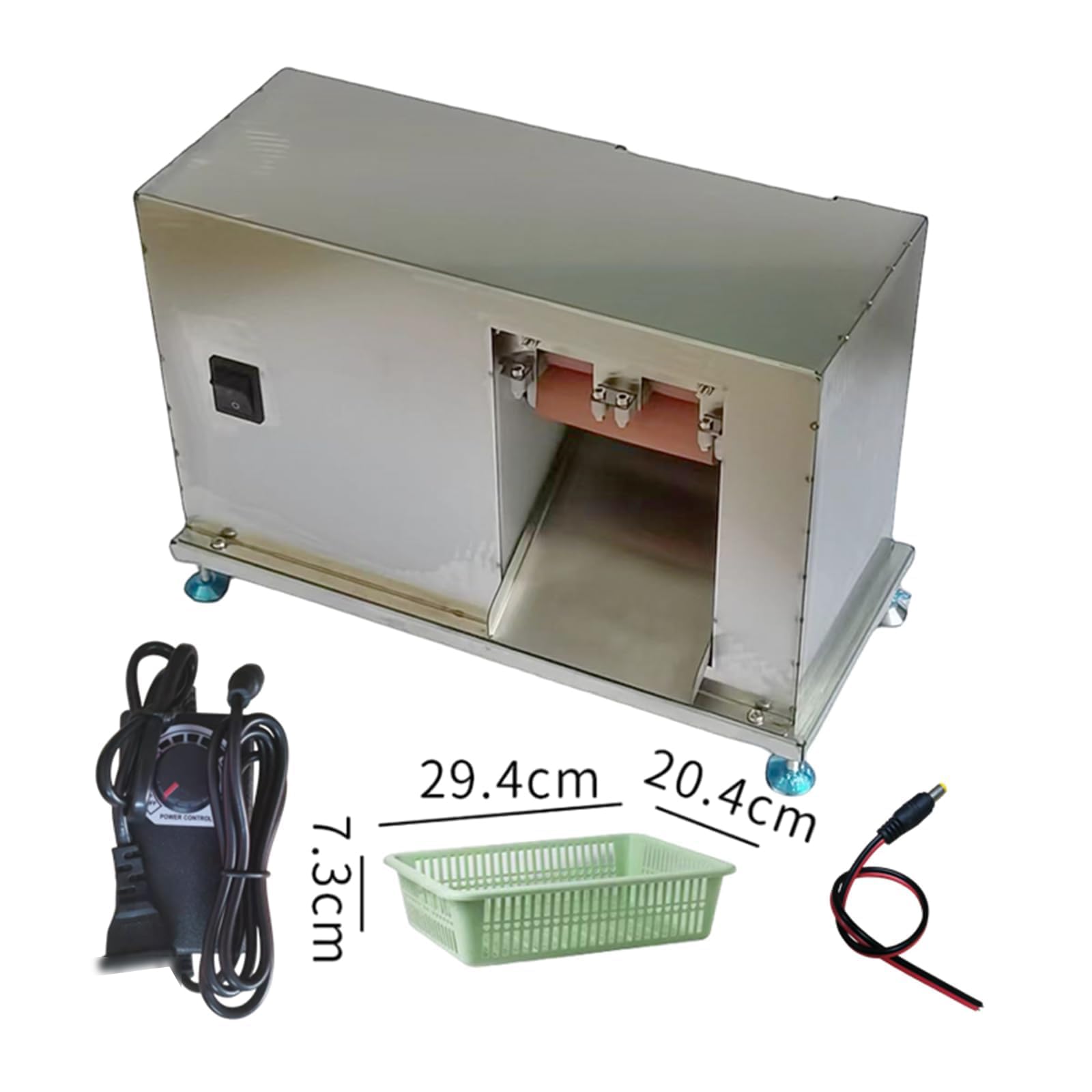 Macchina semiautomatica per fagioli - Design in acciaio inossidabile con interruttore autobloccante per sbucciare efficacemente piselli, fagioli di soia ed edamame