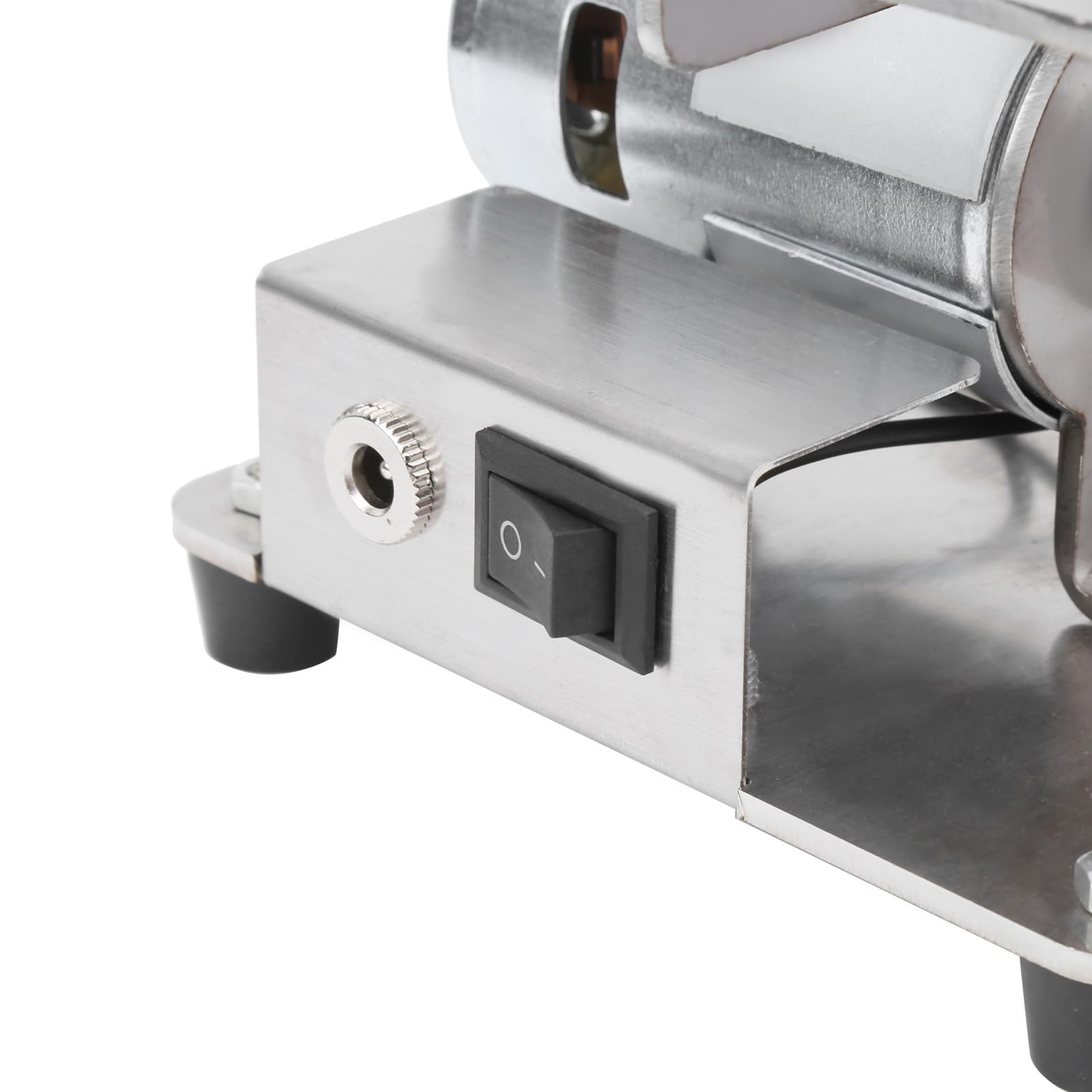 Elektrischer Bandschleifer Multifunktionaler Schleifer-Kit Mini-DIY-Abrauerschleifmaschine mit Sandband und Stromkabel für 240 V