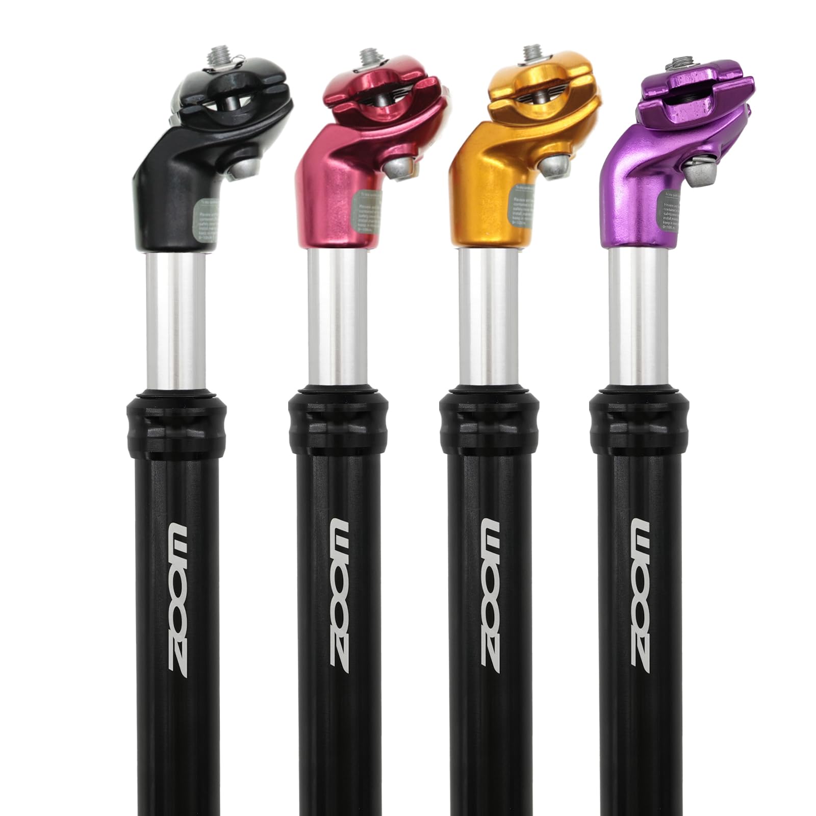 DJC Bike Suspension Seatpost Shock Absorber Damper Post 27.2 30.9 31.6 mm, Lightweight Aluminum Body