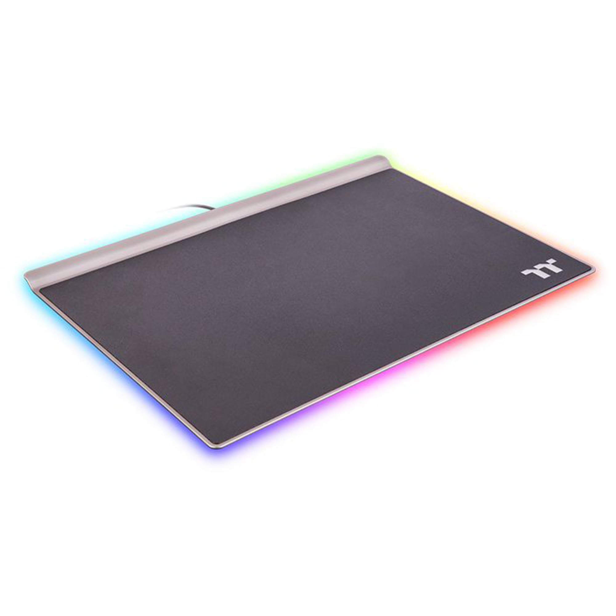 THERMALTAKE Argent MP1 RGB Alfombrilla de Ratón para juegos Negro, Titanio