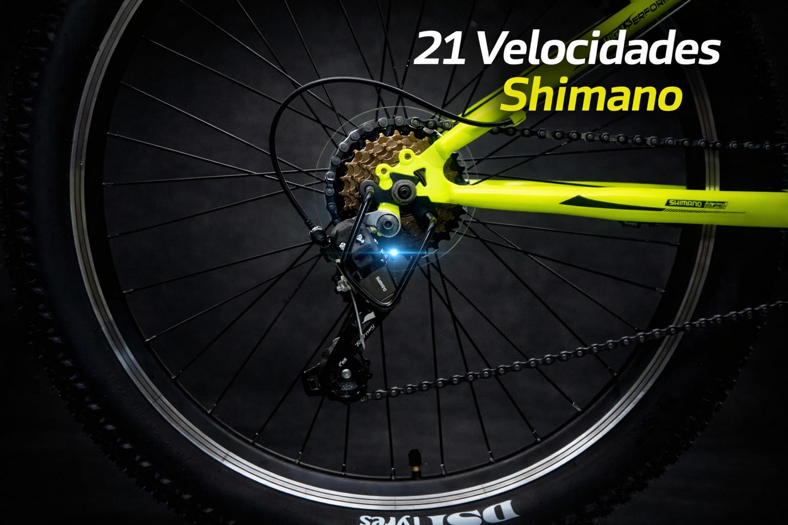 Bicicleta 24 Pulgadas Niño 8-12 Años 21 Velocidades Shimano Suspensión Delantera
