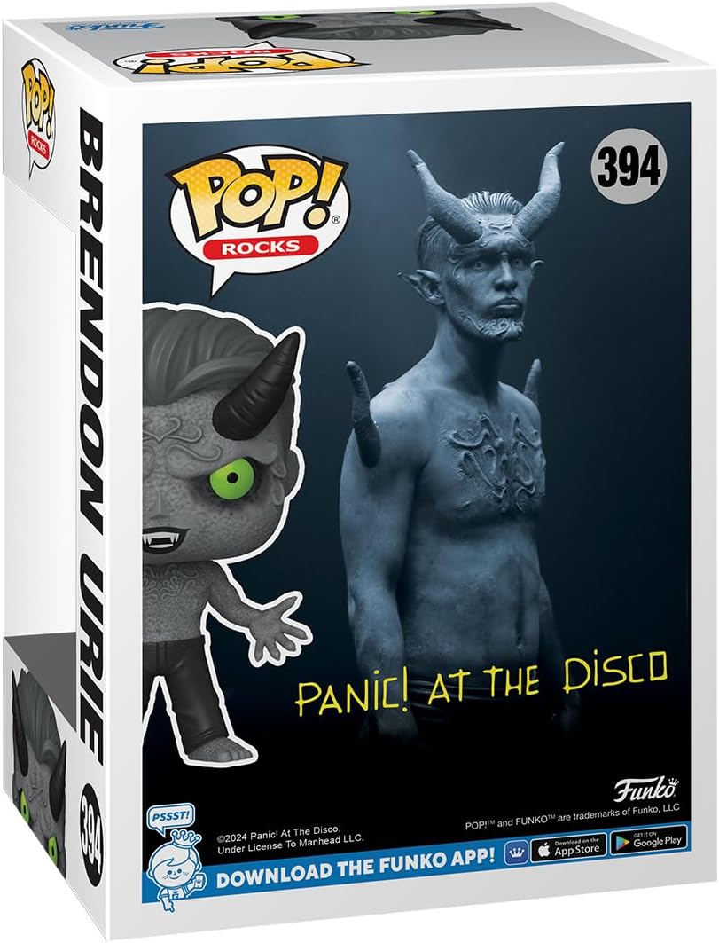 Funko POP! Rocks: Panic at The Disco - Brendon Urie - (Demon) - Panic at The Disco - Collectable Vinyl Figure - Gift Idea - Official Merchandise - for Kids & Adults - Music Fans