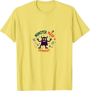 Funny Halloween Monster Mash Enthusiast Party Shirt T-Shirt