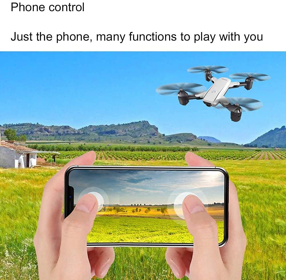 Dron dla dorosłych z kamerą 4K Pilot FPV Quadcopper Follow Me Regulowana szerokokątna kamera Wysokość Trzymaj długi zasięg sterowania (czerwony)