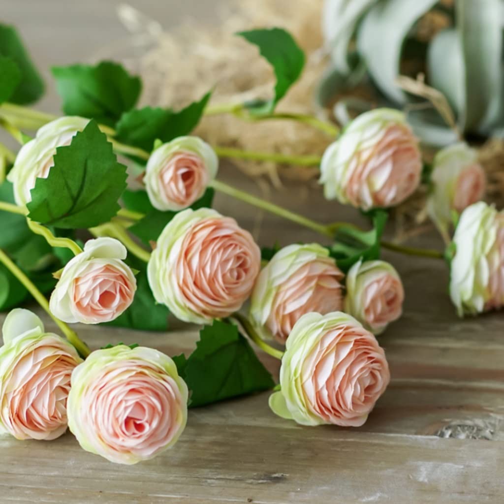 XDLEDMKIZ Lifelike Artificial Flowers,3 Flower Heads Fake Peony for Flower Arrangement,Simulation Peony for Home Holiday Decoration
