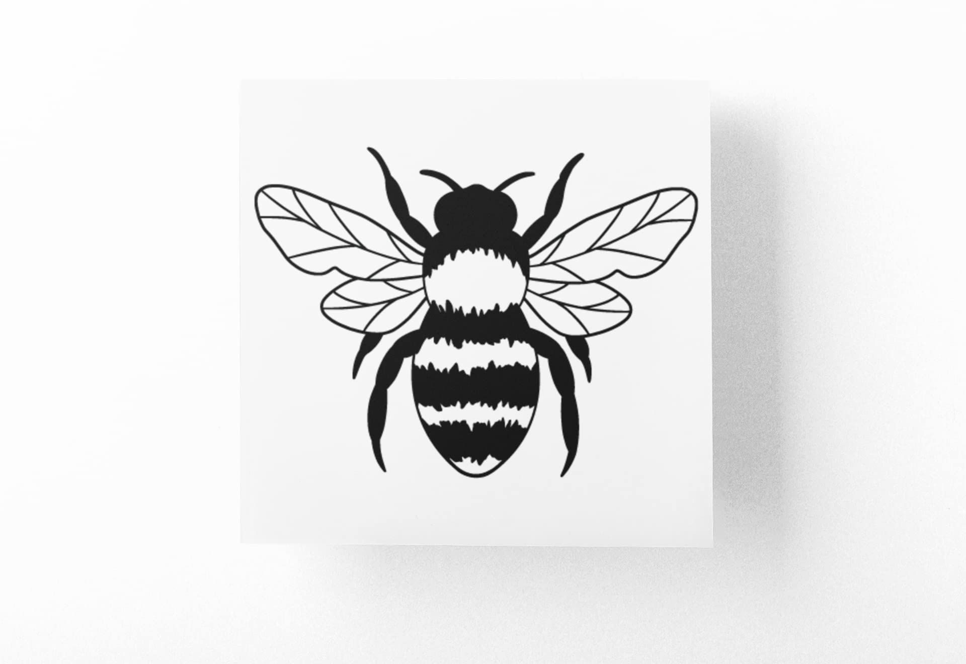 JasonCarlMorgan StickerCreations Bumble Bee 2 Sticker 150mm Glow In The Dark