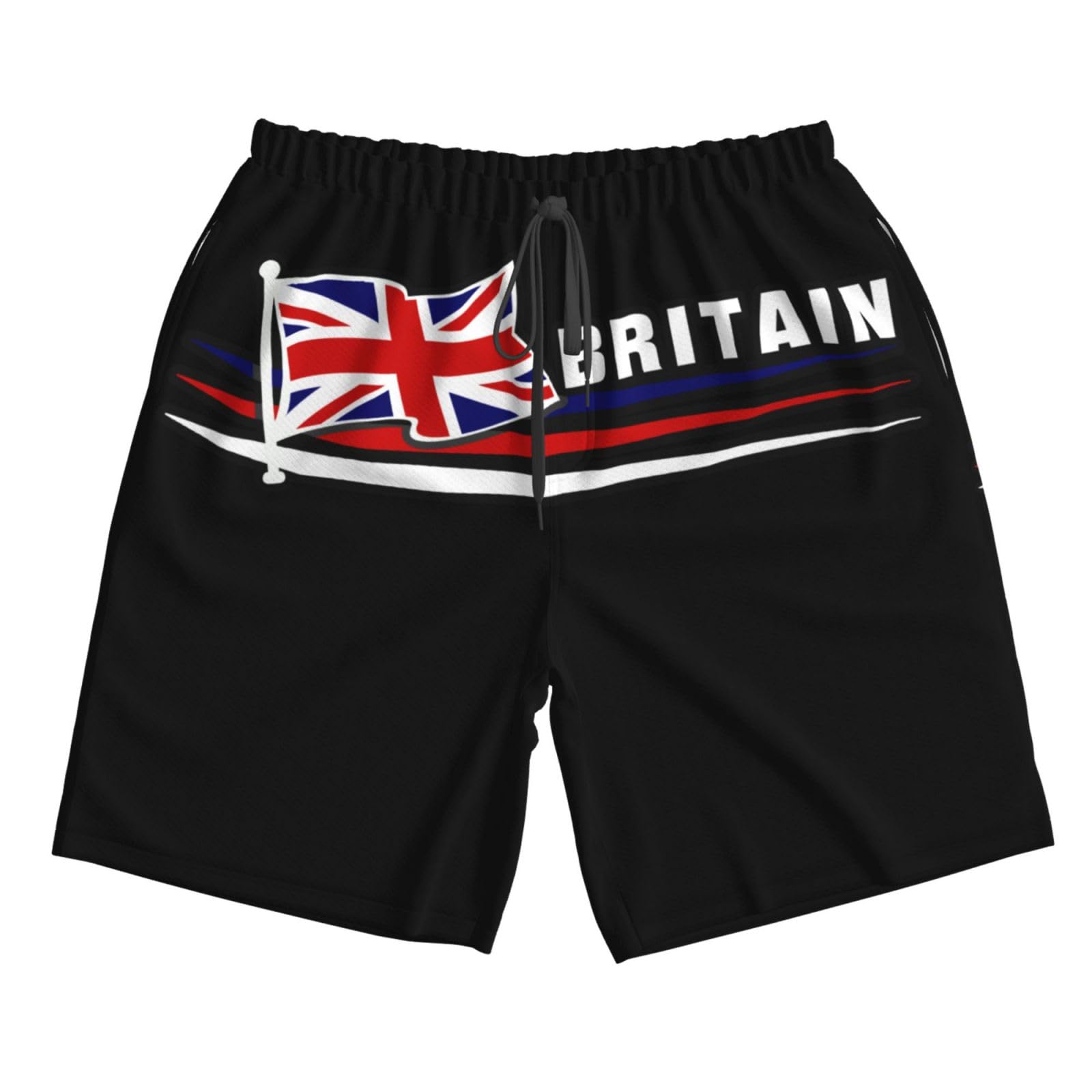 peiyeety Vintage and Britain British Flag Mens Beach Short Quick Dry Board Shorts Swim Shorts Bathing Suit