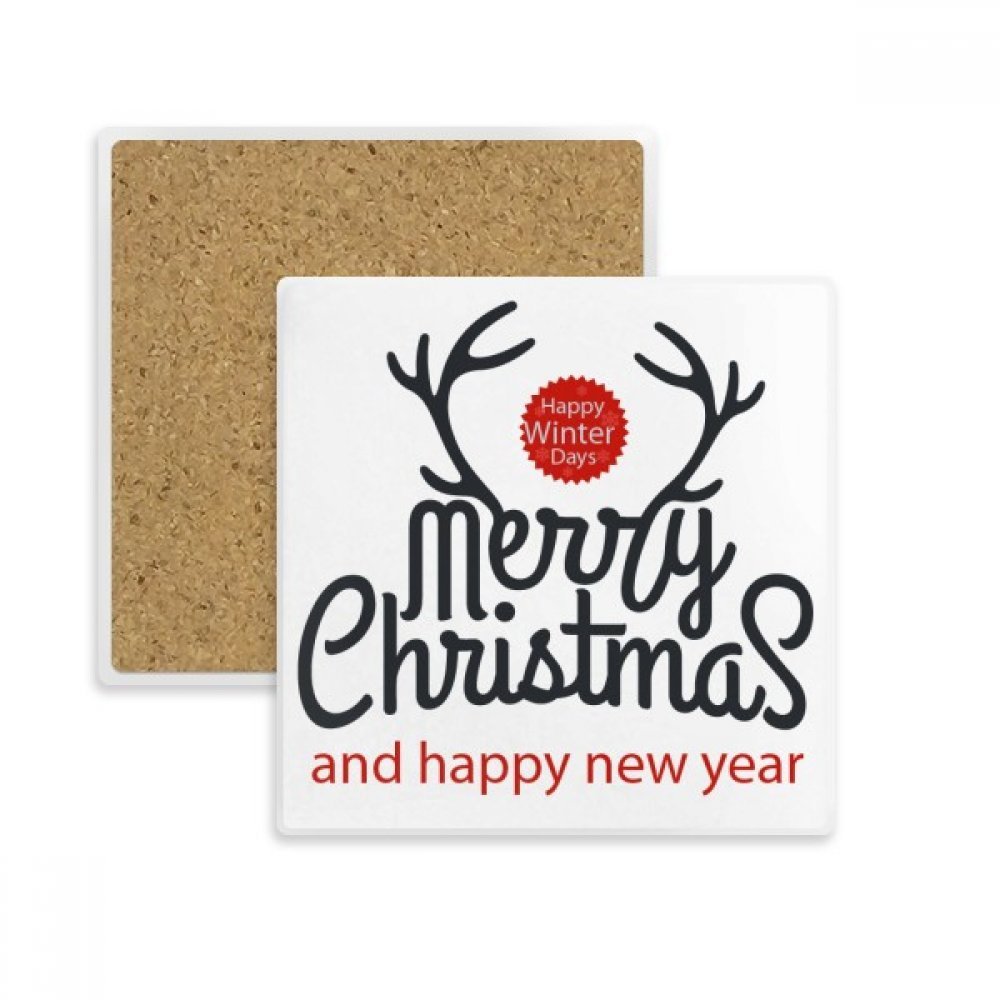 Festival d'hiver Coaster pour vos tasses de fête repas chaleureux