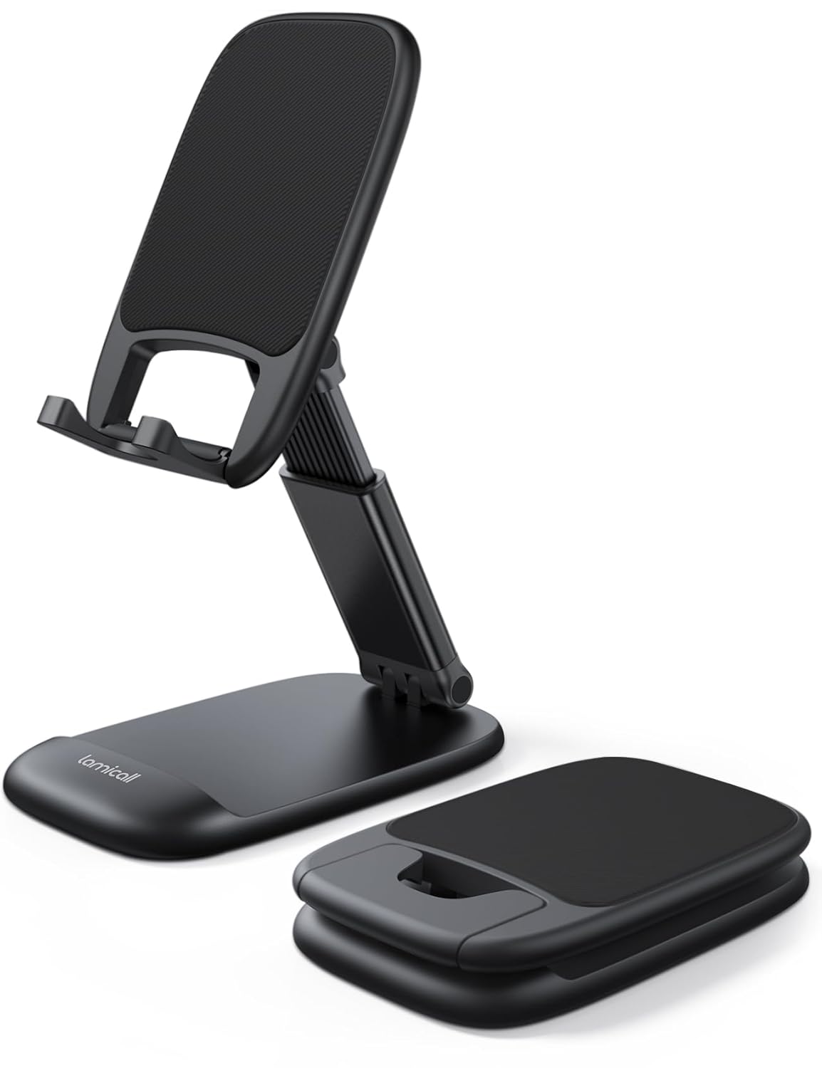 Lamicall Cell Phone Stand for Desk - Height Adjustable Foldable Mobile Phone Holder Portable Stand for iPhone 17