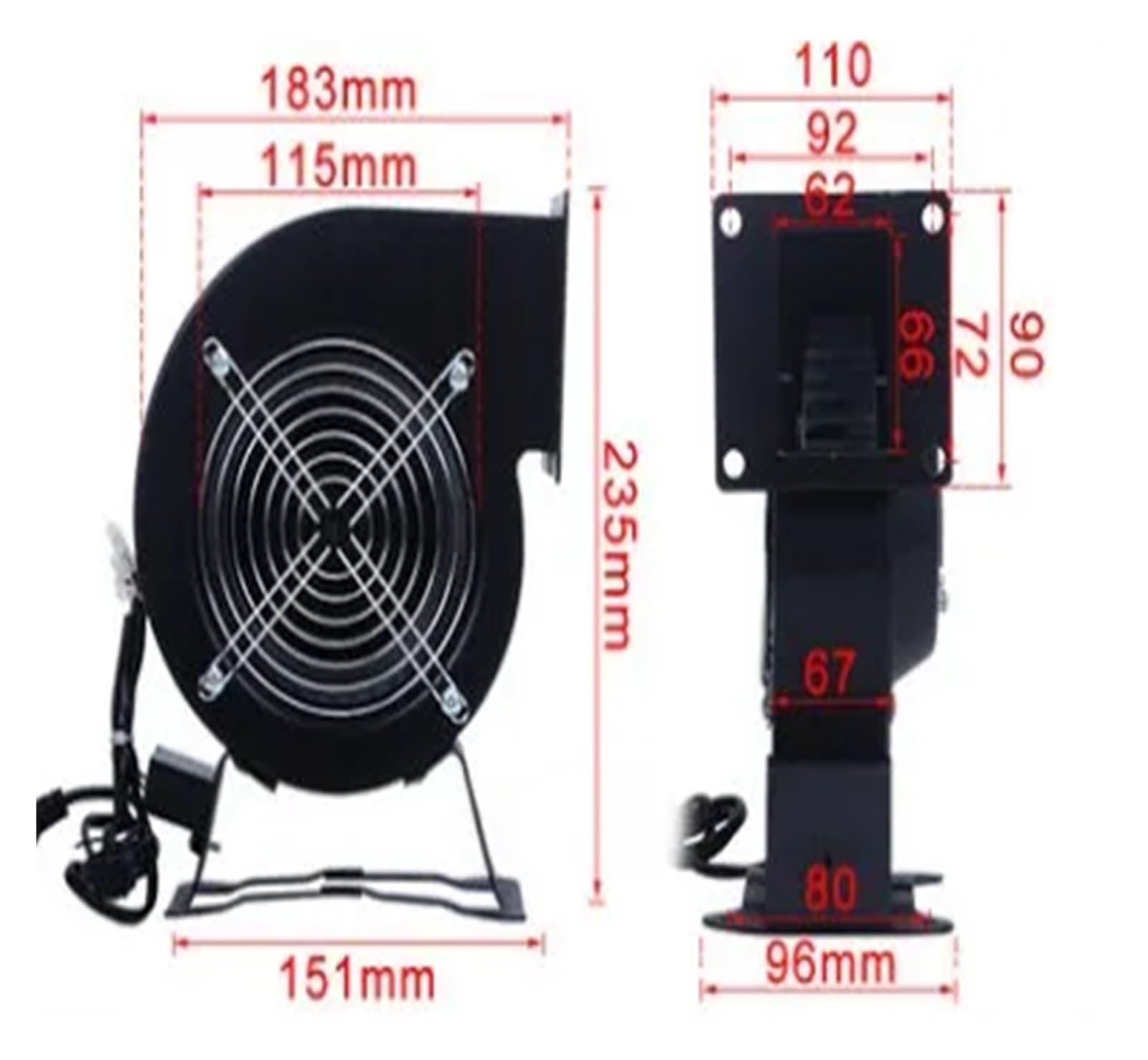 Sirocco fan for gas arched door centrifugal fan blower fan boiler 130FLJ 60w 85w 120w(85W 380)