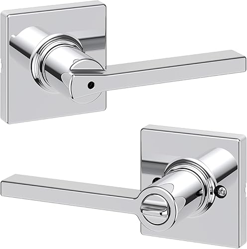 Miniatura 27 de Kwikset Casey - Manija de bloqueo de puerta de entrada, entrada exterior con llave segura, mango reversible, tecnología de seguridad SmartKey Re-Key