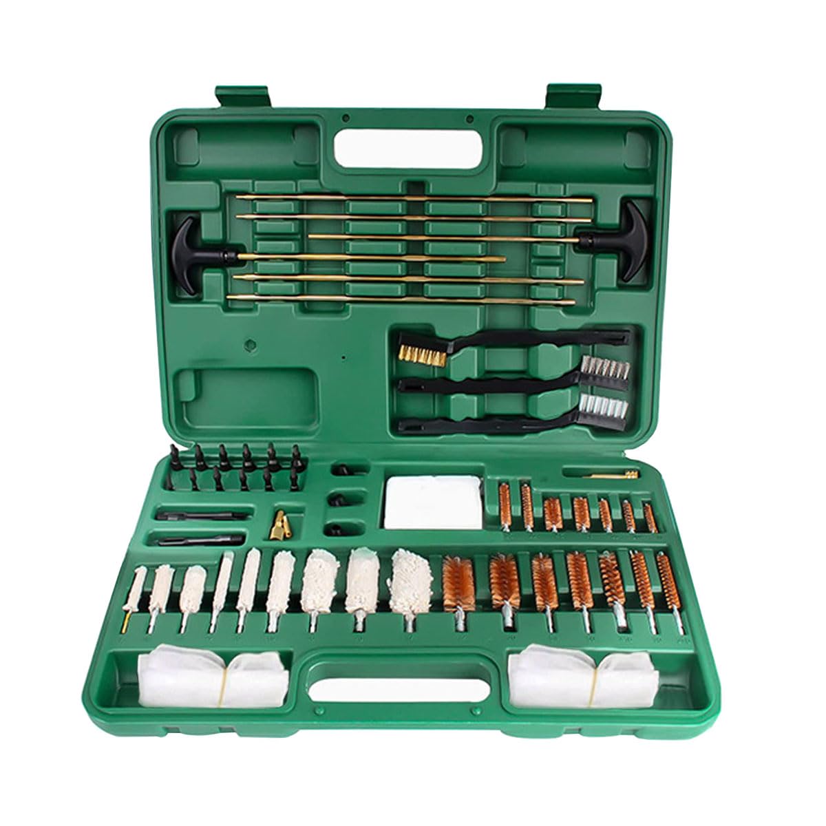 Kit di Pulizia per Pistola Spazzole Kit di Pulizia Fucile Kit di Pulizia Armi Pulire Manutenzione delle Armi .12Ga .20Ga .22Cal .270 .30Cal .38Cal