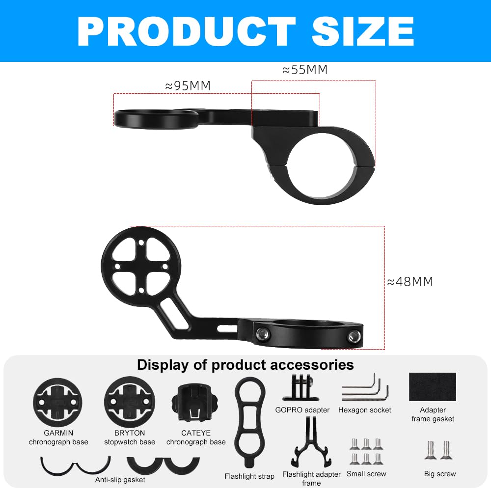 Ordinateur Support Base for Garmin/Bryton/Cateye Chronom tre Stop Accessories
