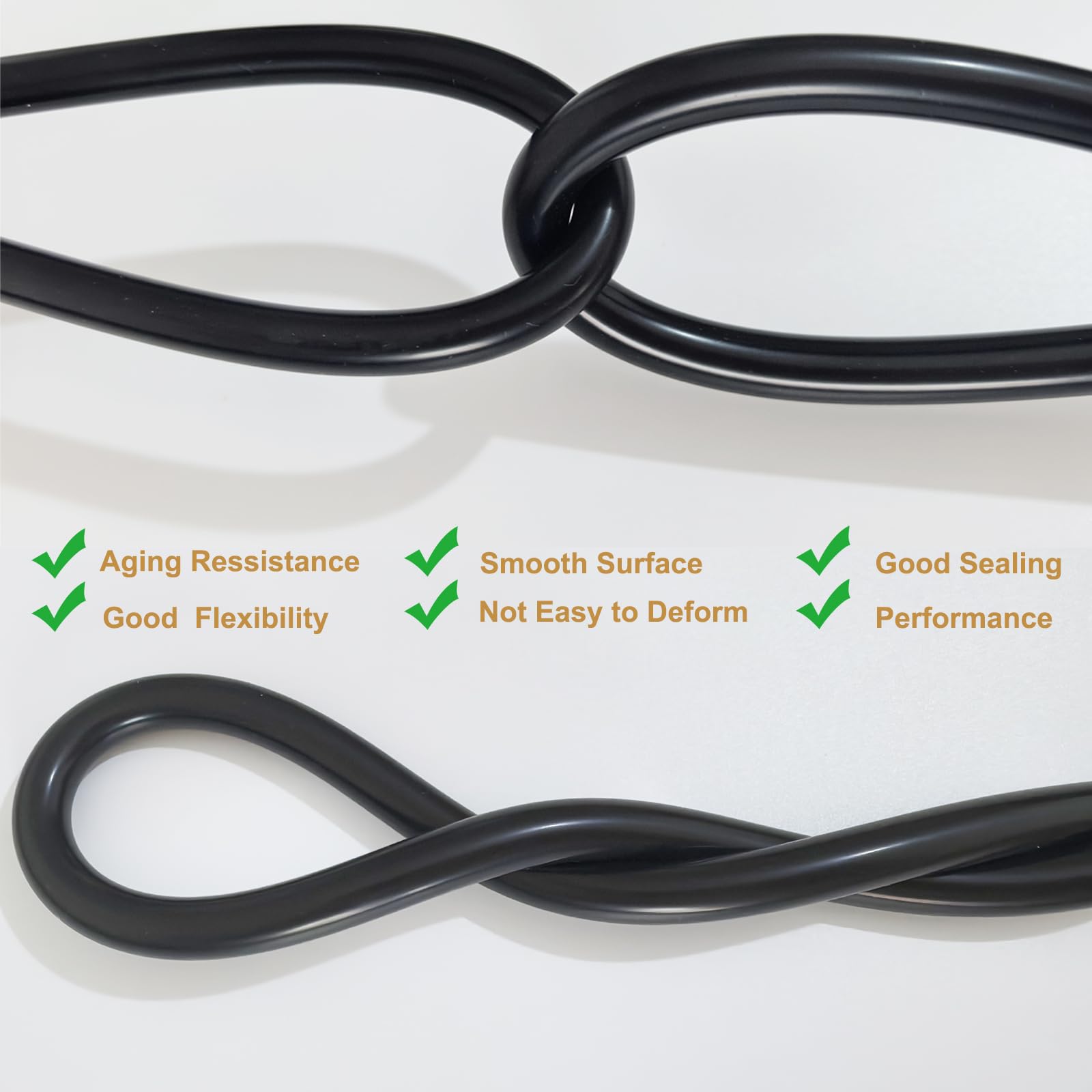Manguera de Vacío de Silicona 3mm Diámetro Interior, 2M,130PSI, Kit de Manguera de Vacío para Motor Automotriz, Aire y Agua