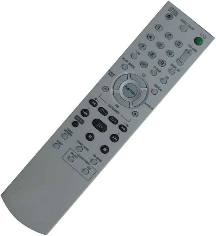 Universal Replacement Remote Control for Sony MHCEC70 MHCGX470 MHC