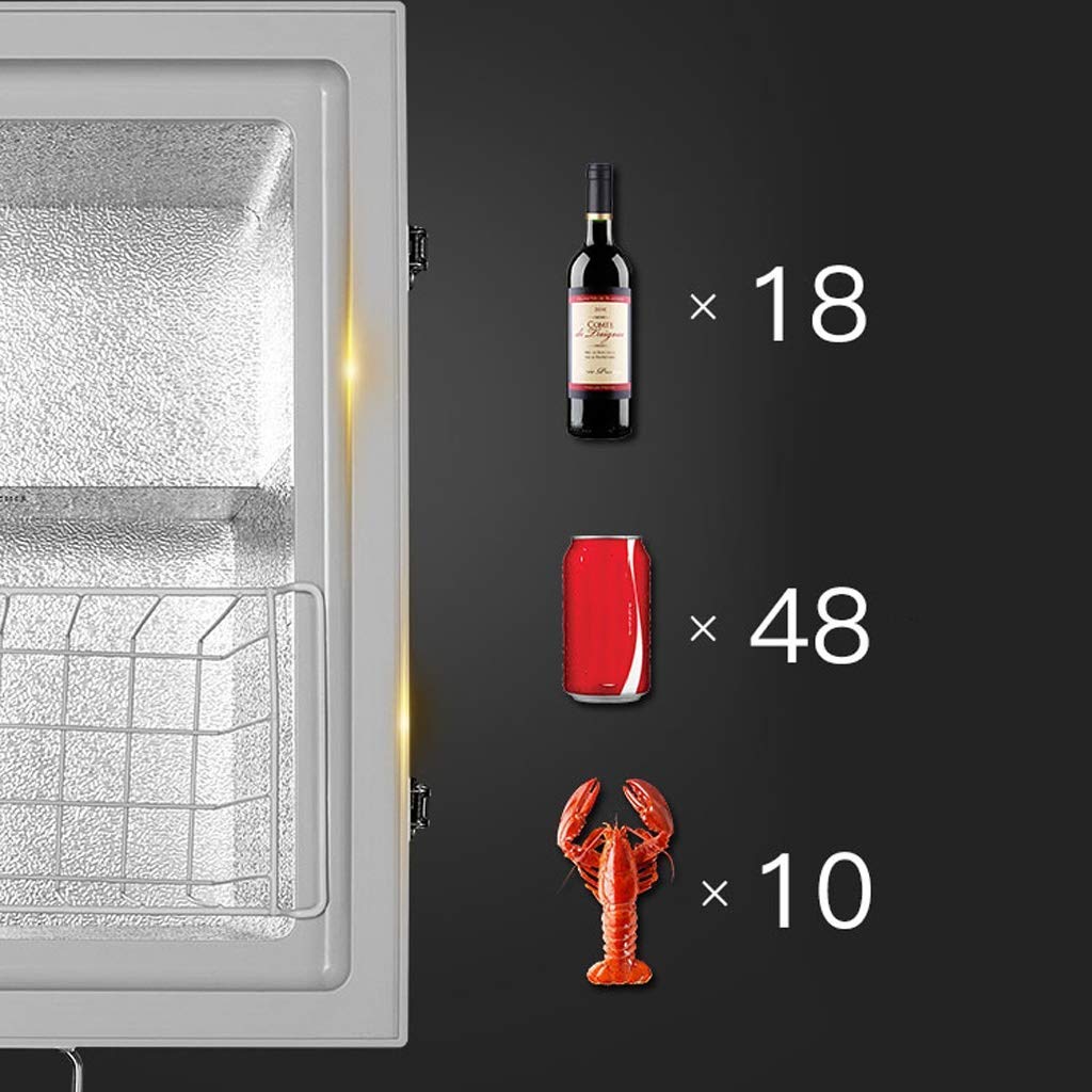 MU Przenośna zamrażarka z cyfrowym wyświetlaczem o pojemności 45 l, 12 V/24 V/220 V