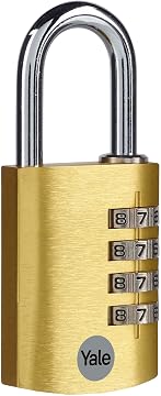 Yale YE3CB/38/131/1/GO Combination Padlock Aluminium