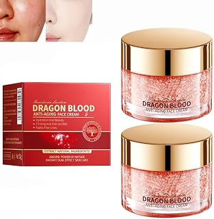 2Pcs Dragons Blood Easy Cream,50g Retinol Placenta loong Dragon Blood Moisturizing Firming, Retinol Placenta Cream, Even Skin Tone, Moisturizing, Crema de sangre de dragón