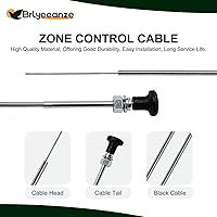 Vista 5 de Paquete de 2 cables de control de estrangulador universal giratorio 237 para tractor Go Cart Kart varios modelos rotativos 237 703971 290831 63