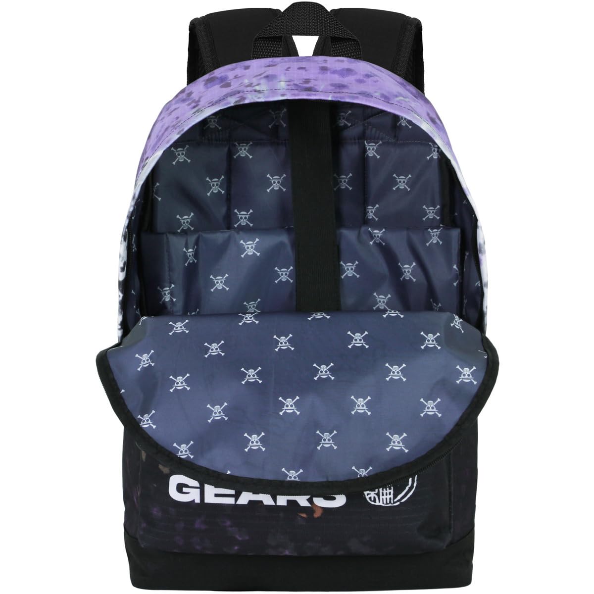 One Piece Luffy Gear 5-Zaino HS FAN 2.2, Lilla, 31 x 44 cm, Capacità 24 L