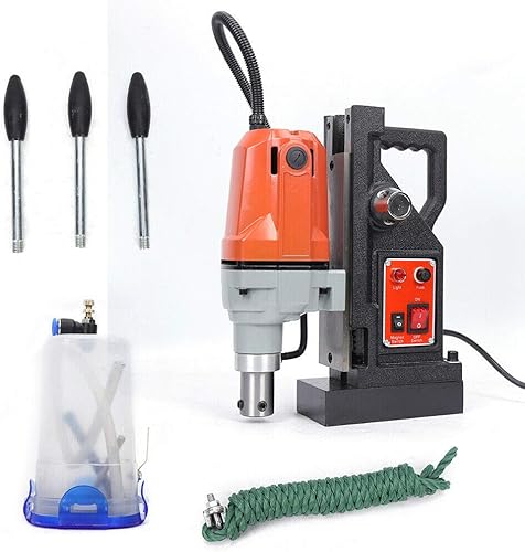 Prensa de taladro magnético Z3040 1100W 1575 in Agujero 12000N 2700 LBS Fuerza del imán 550 RPM Heavy Duty Eléctrico Sistema de Perforación