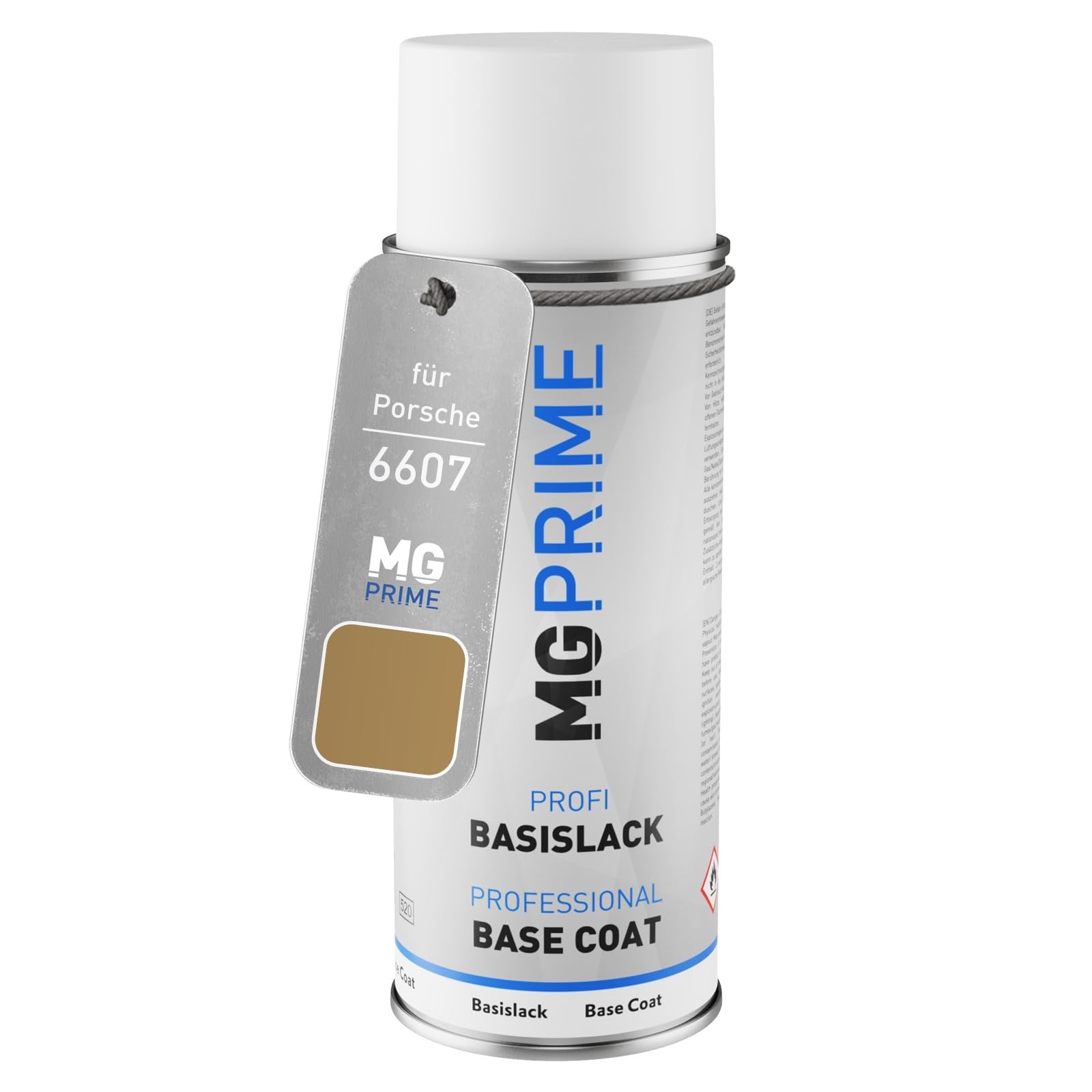 MG PRIME Car paint Spray can for Porsche 6607 Sandbeige Base coat spray can 400ml